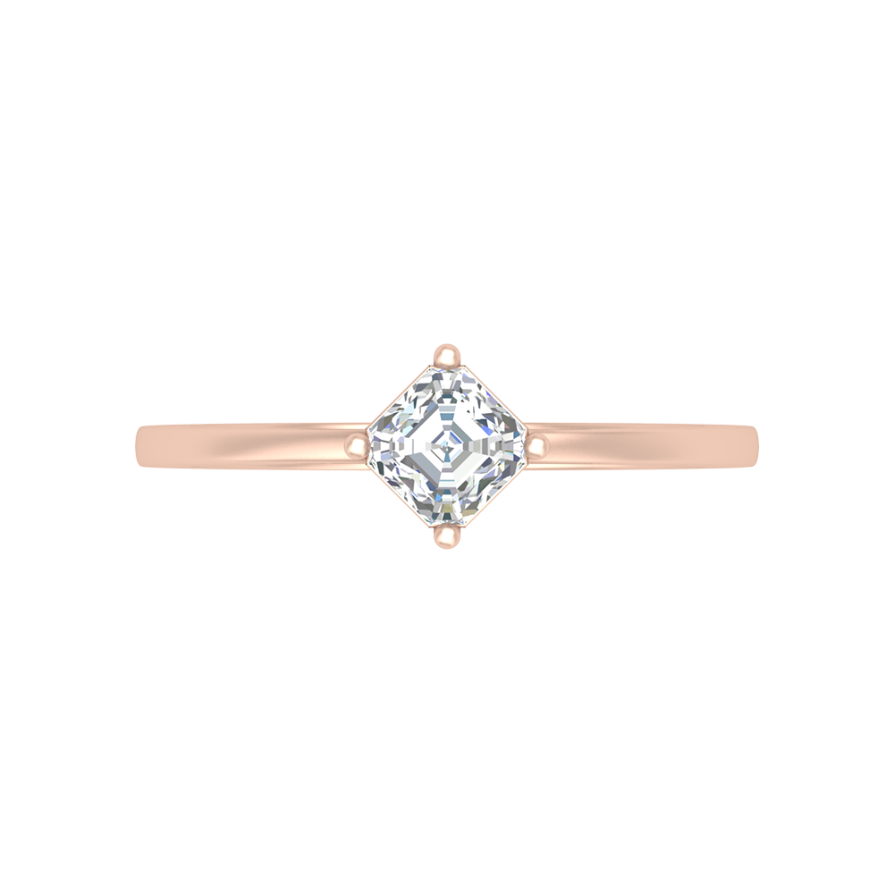 Vintage Inspired Solitaire Ring