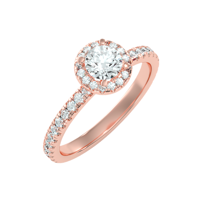 Stunned  Solitaire Ring-Color_Rose-Gold