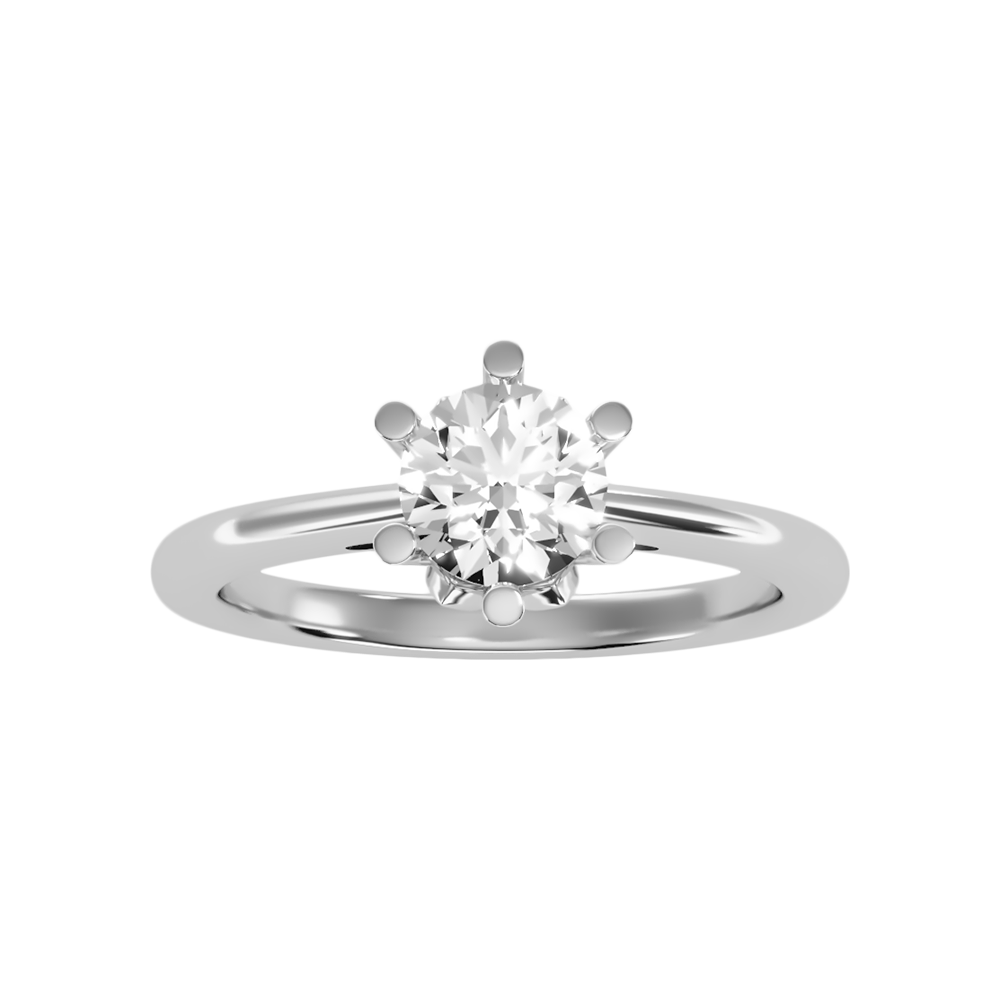 Floraison Classic Solitaire Ring