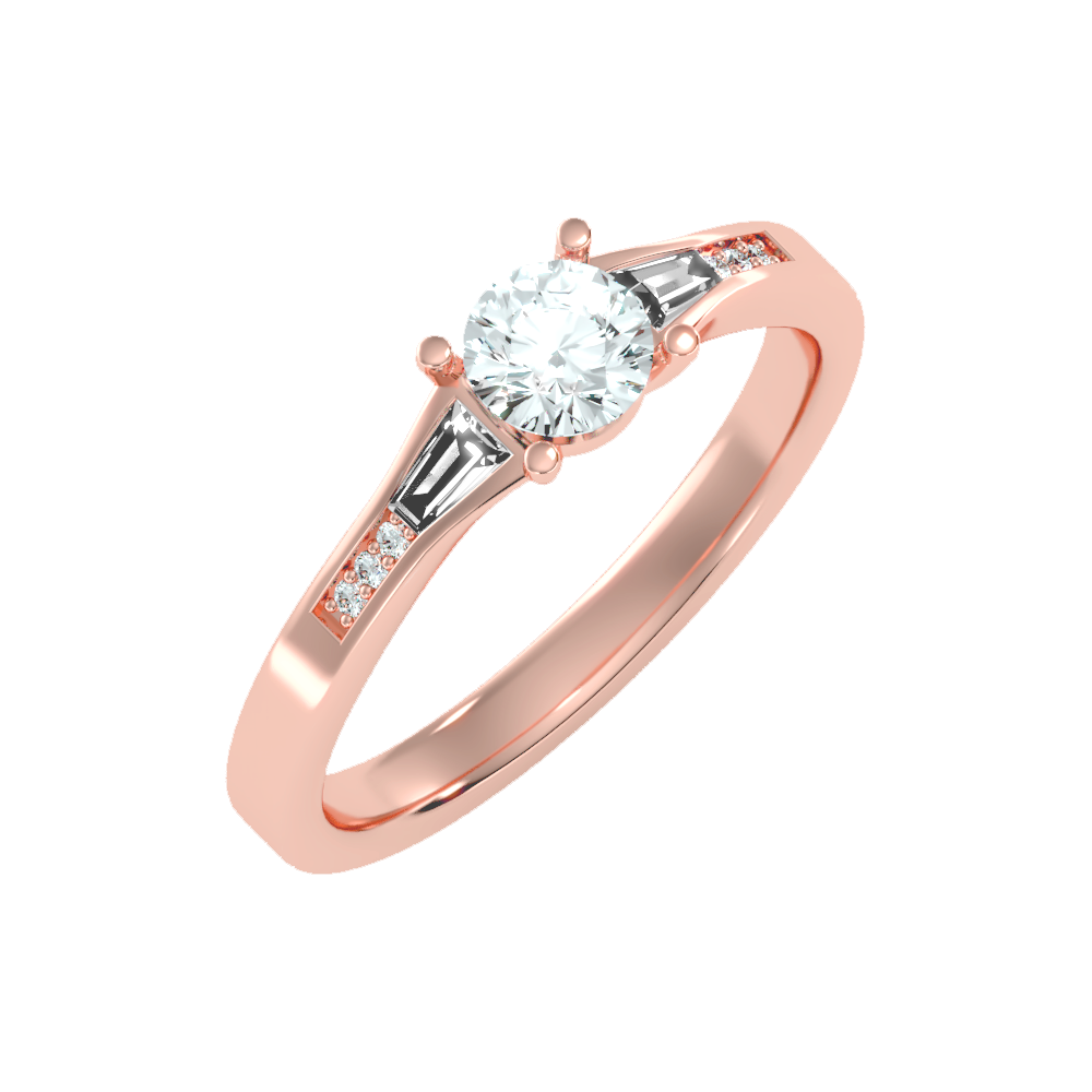Jazz Solitaire Ring-Color_Rose-Gold