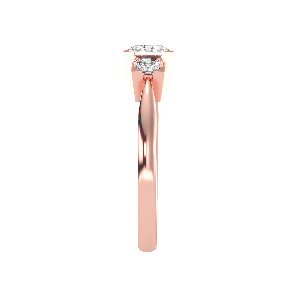 Flashing Tri Stone Ring