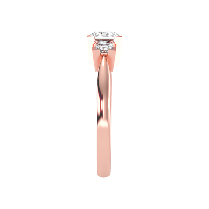 Flashing Tri Stone Ring