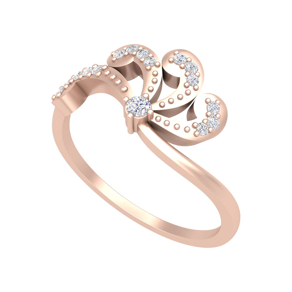 Irrina Diamond Ring-Color_Rose-Gold