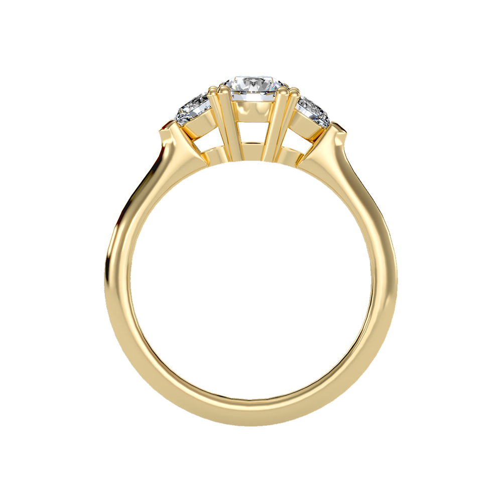Efflorescence Solitaire Ring