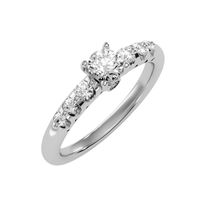 Glimful Solitaire Ring-Color_White-Gold