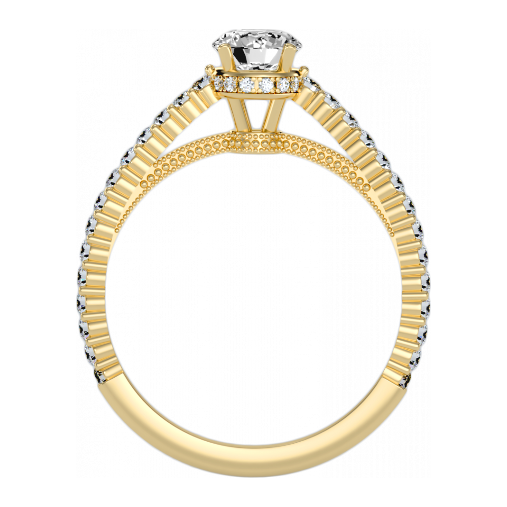 The Gracious Solitaire Ring-Color_Yellow-Gold