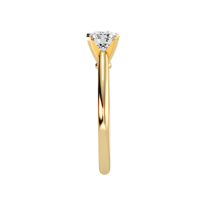 Duox Classic Solitaire Ring