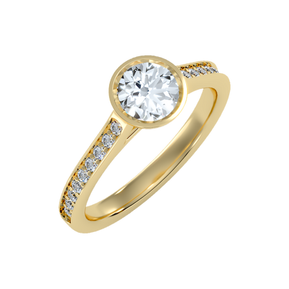 Grand Solitaire Ring-Color_Yellow-Gold