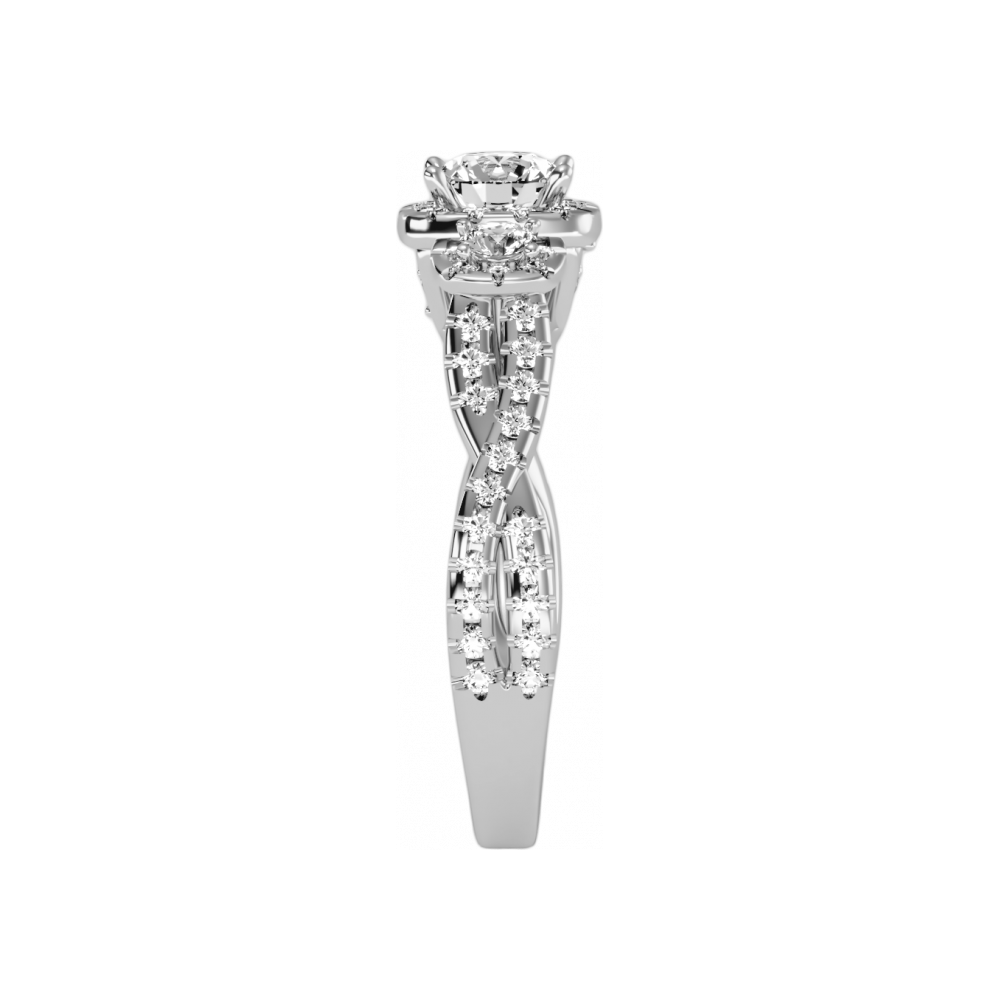The Divine Three Stone Ring