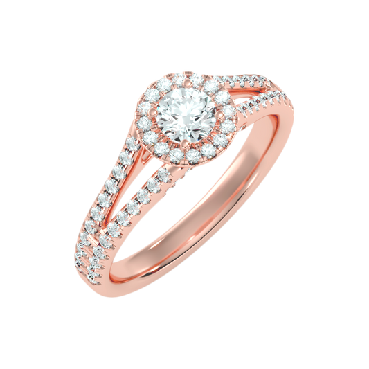 Startling Halo Engagement Ring