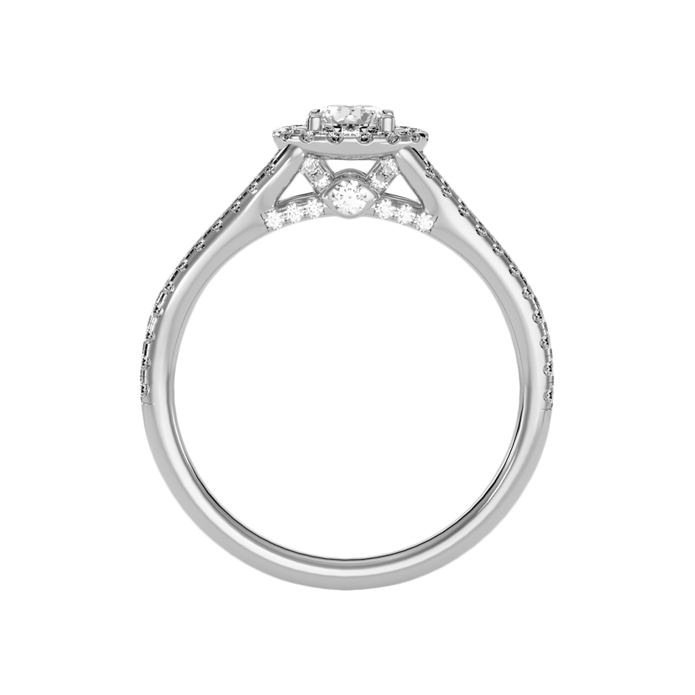 Startling Halo Engagement Ring