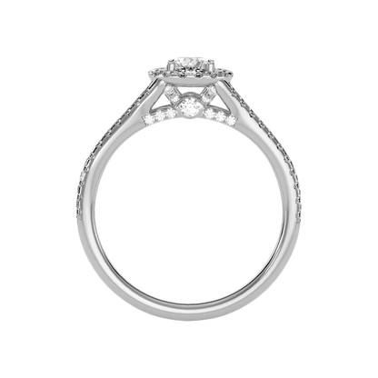 Startling Halo Engagement Ring