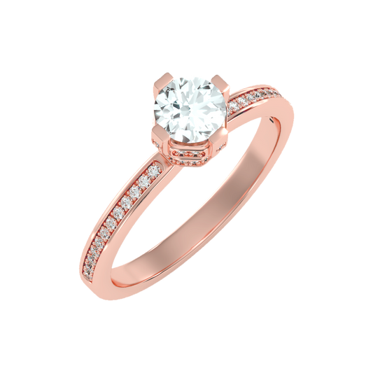 Baronial Solitaire Ring-Color_Rose-Gold