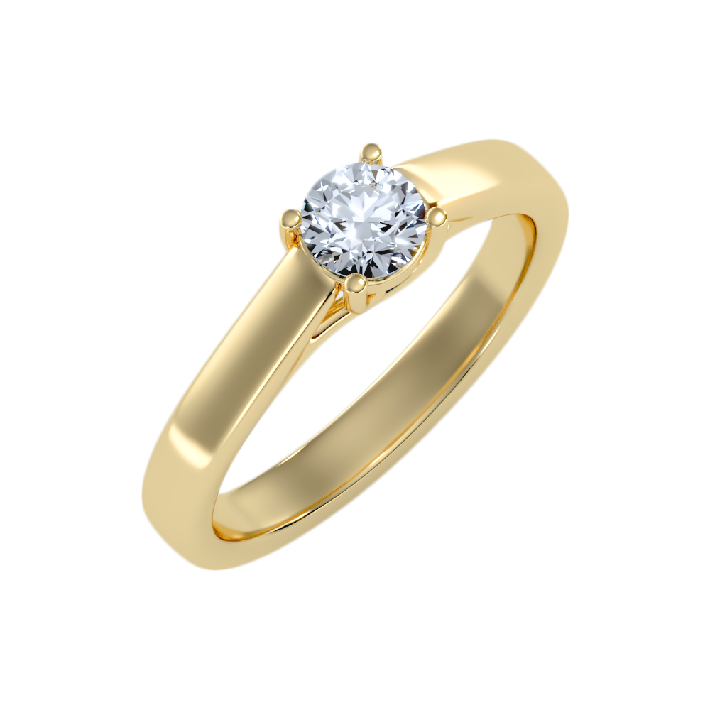 Lindo Solitaire Ring-Color_Yellow-Gold