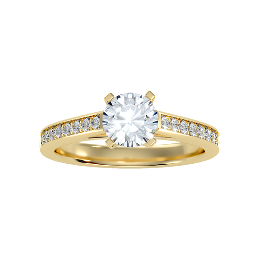 Tinsel Solitaire Ring-Color_Yellow-Gold