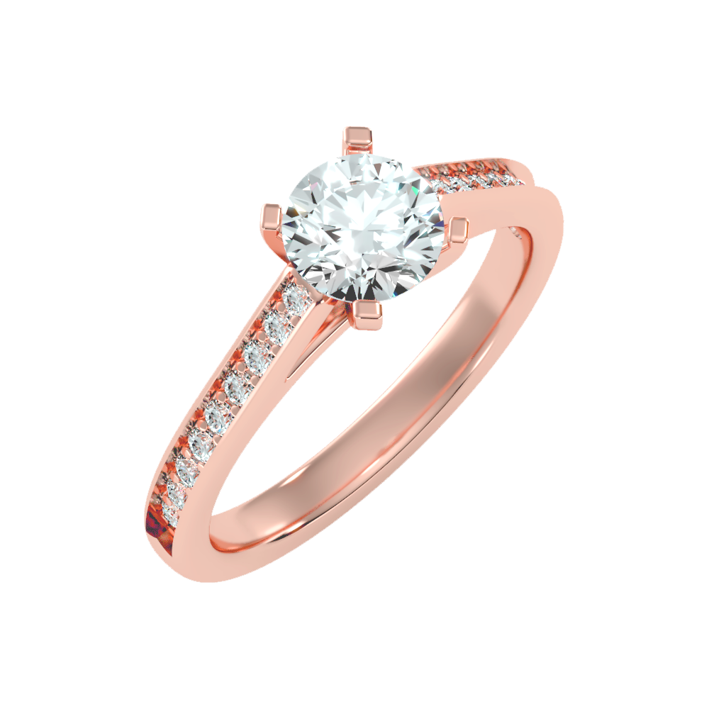 Adorable Solitaire Ring-Color_Rose-Gold