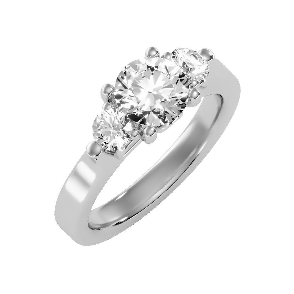 Rumie Tri Stone Ring