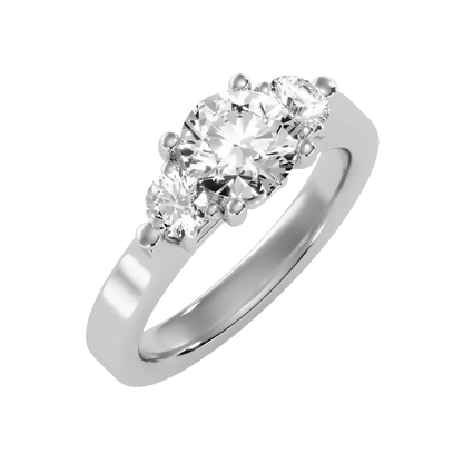 Rumie Tri Stone Ring