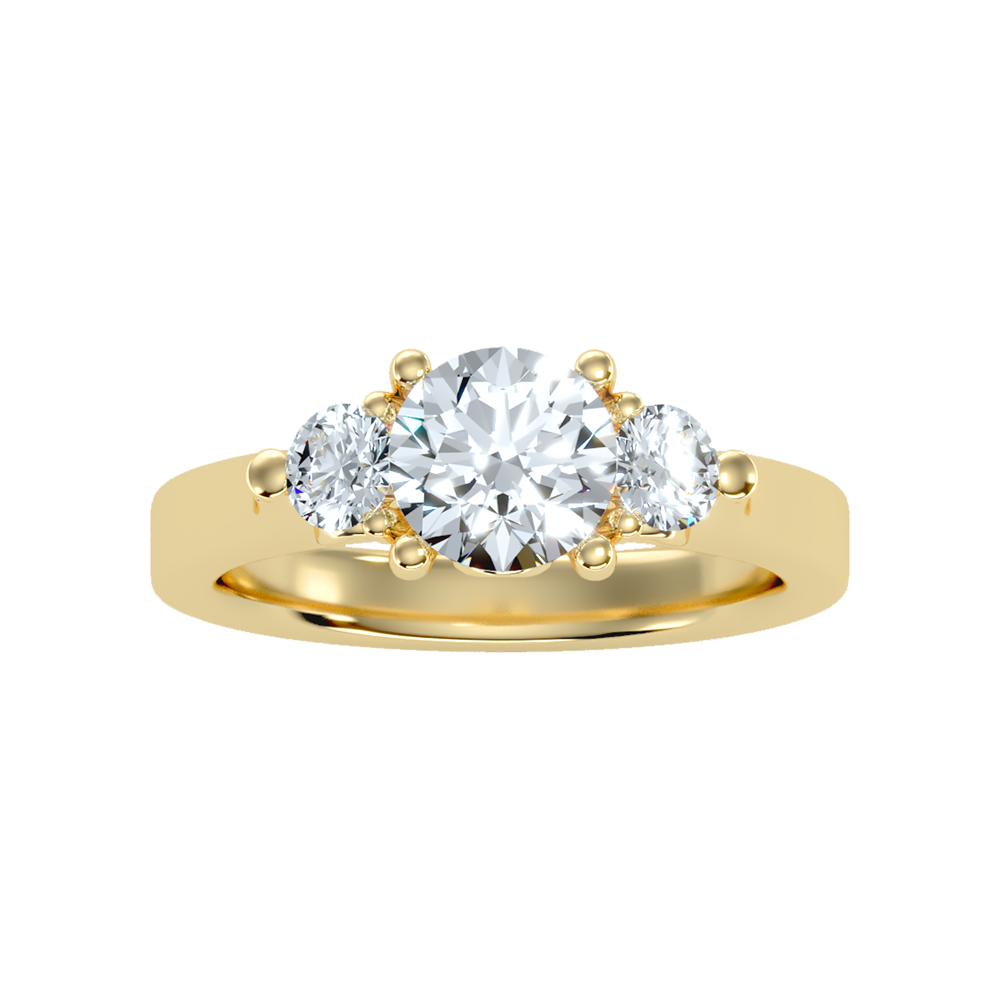 Rumie Tri Stone Ring