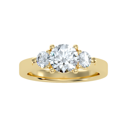 Rumie Tri Stone Ring