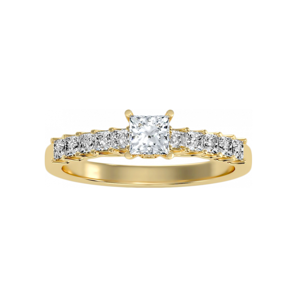 Dynamic Solitaire Ring