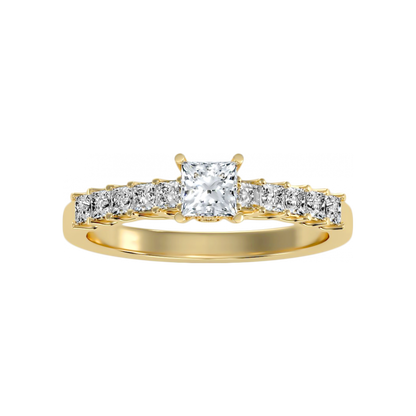 Dynamic Solitaire Ring