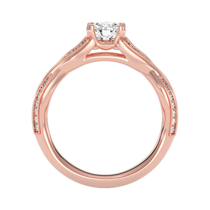 A Simple and Beautiful Engagement Ring-Color_Rose-Gold