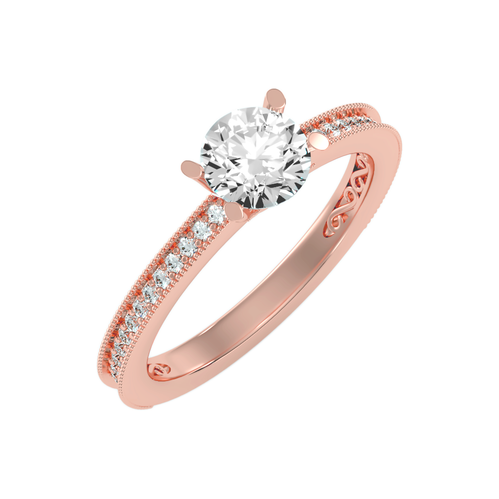 The Glamourous Solitaire Ring