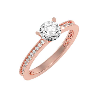 The Glamourous Solitaire Ring
