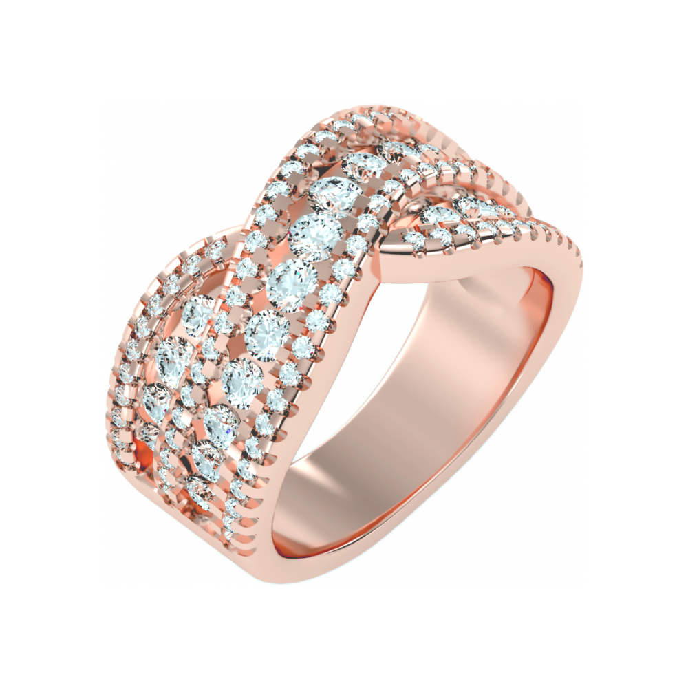 Noble Half Eternity Ring