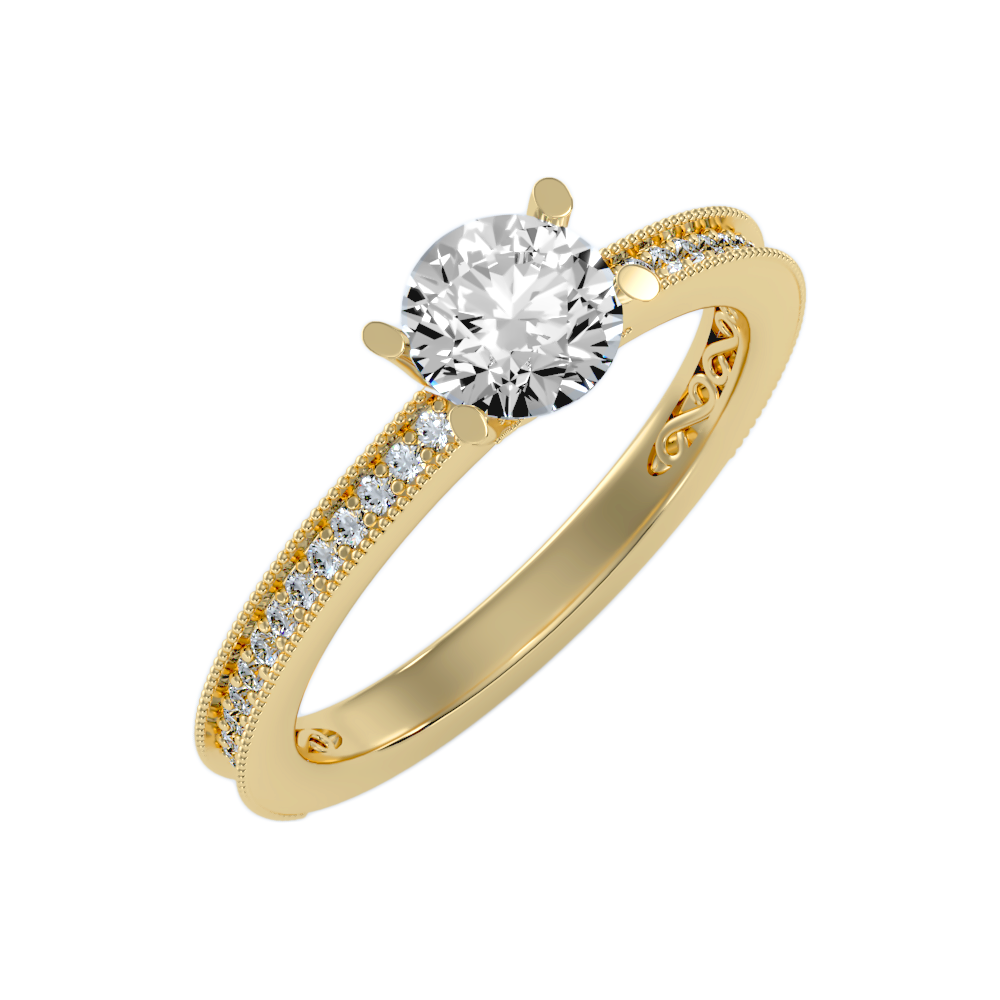 The Glamourous Solitaire Ring