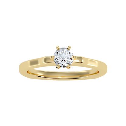 Lissome Solitaire Ring