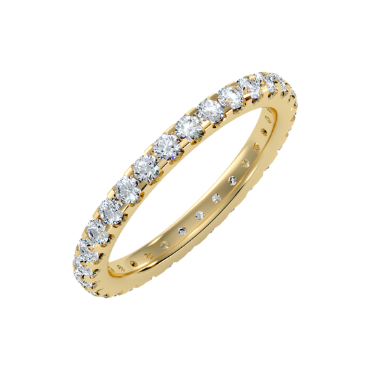 Exquisite Eternity Band-Color_Yellow-Gold