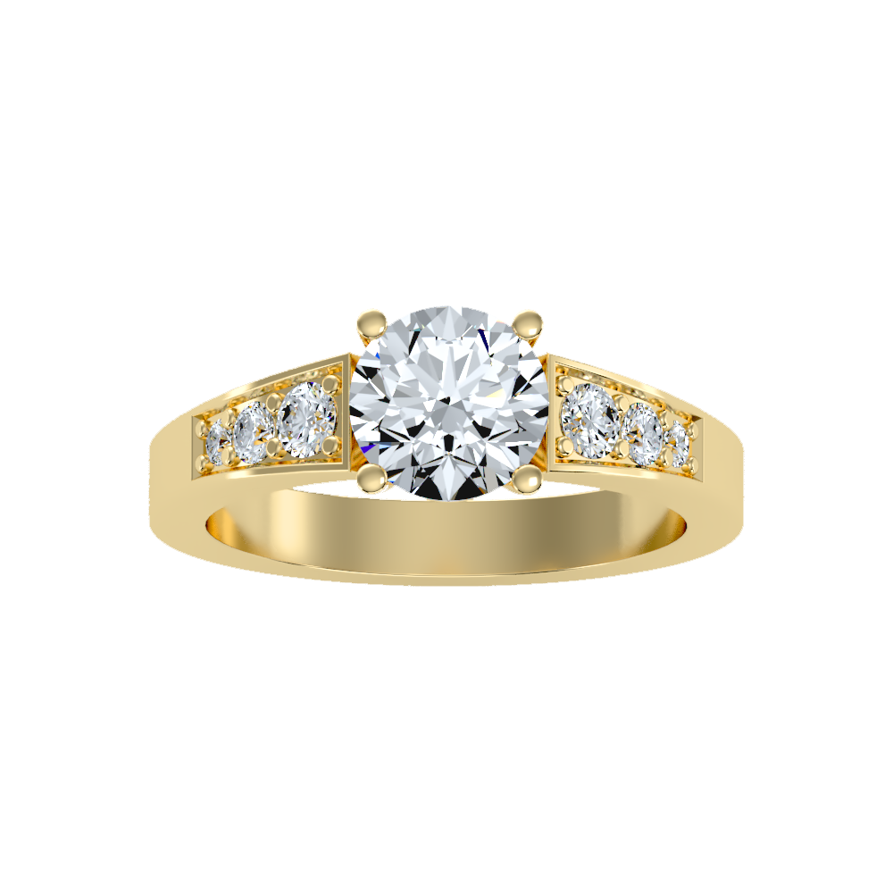 Ultimate Star Solitaire Ring