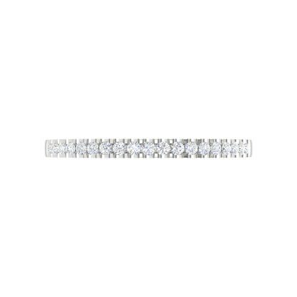 A Lane of Gems Half Eternity Ring