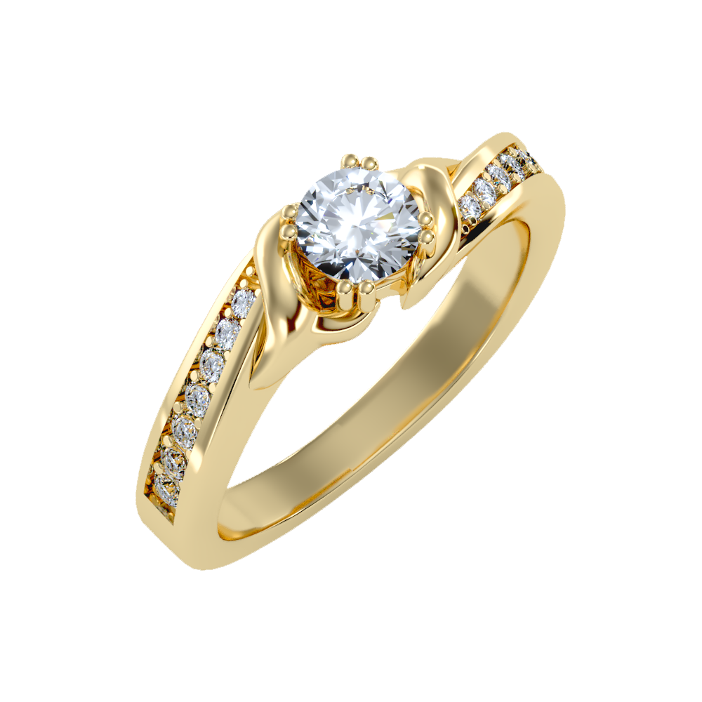 Jazzin Solitaire Ring-Color_Yellow-Gold