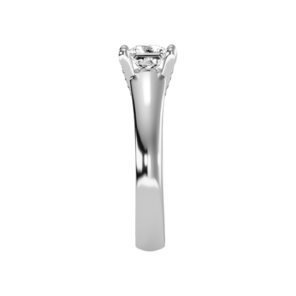 Gleaming Solitaire Ring