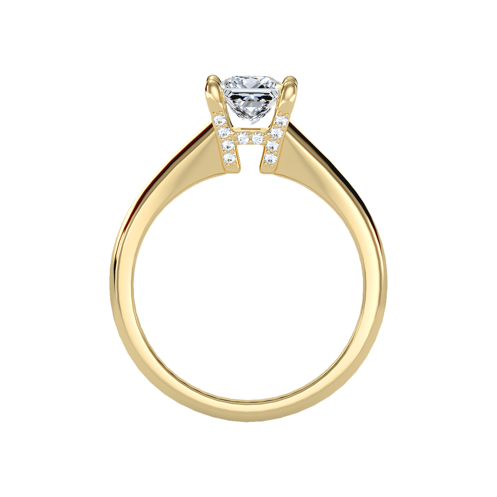 Gleaming Solitaire Ring