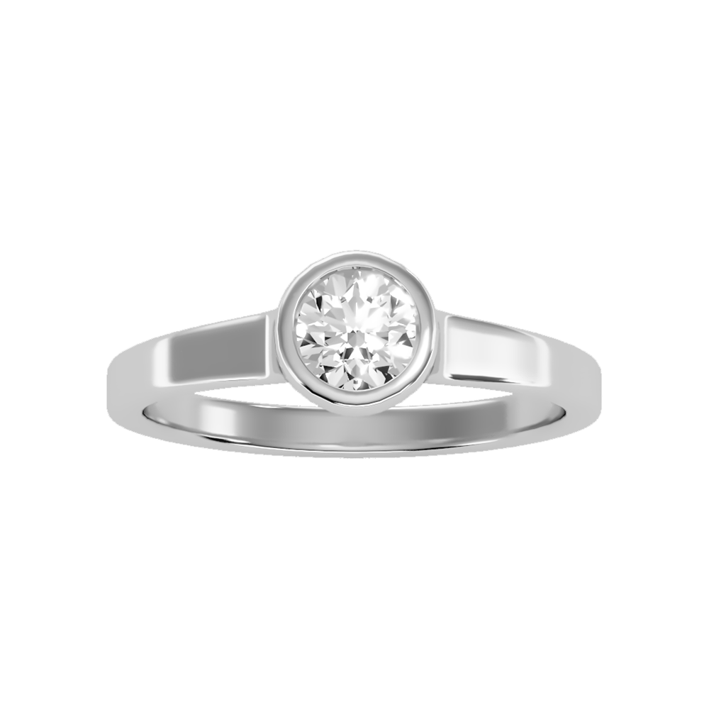 Beamy Solitaire Ring