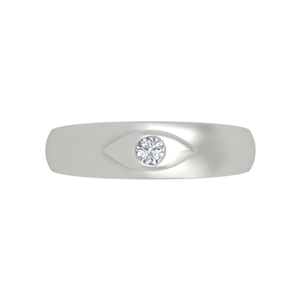 Classic Row Single Stone Ring