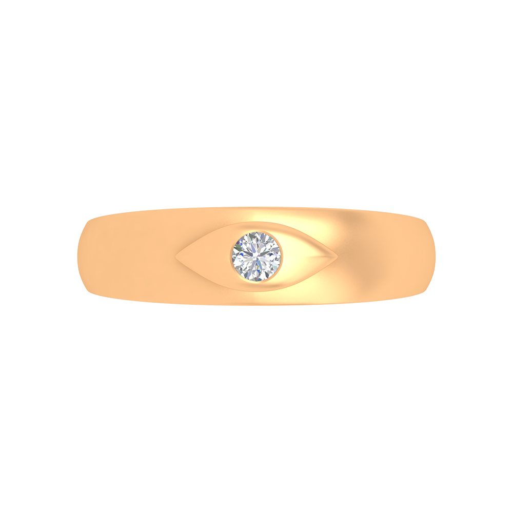 Classic Row Single Stone Ring