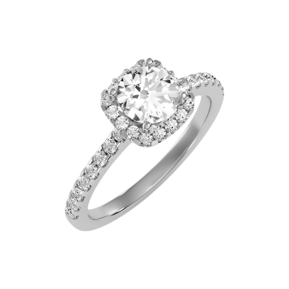 Sphine Halo Ring-Color_White-Gold