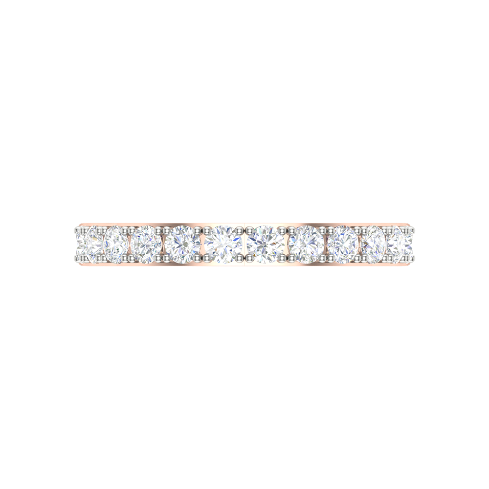 Hermosa Rose Eternity Ring