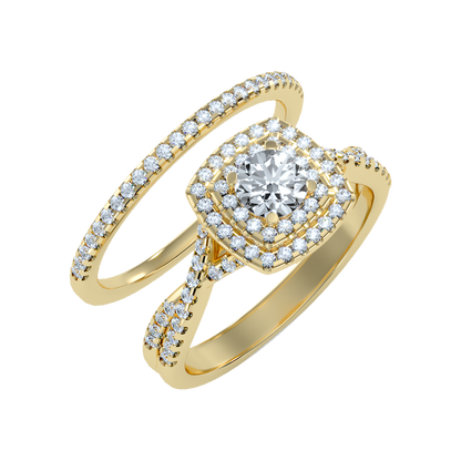 Cisting Bridal Ring Set-Color_Yellow-Gold