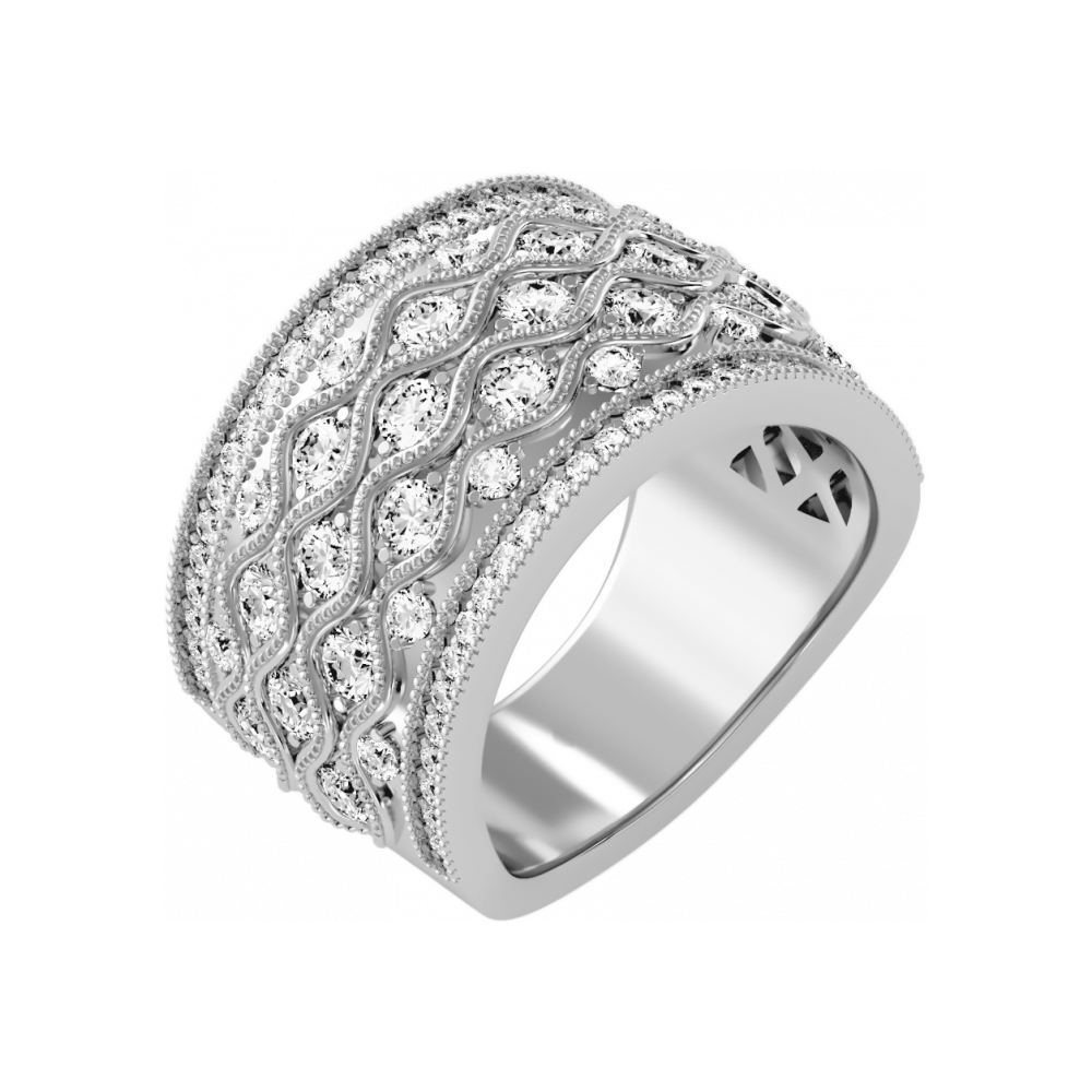 Magnificent Half Eternity Ring