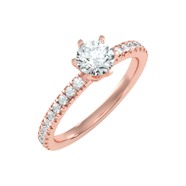 Breathtaking Solitaire Ring-Color_Rose-Gold