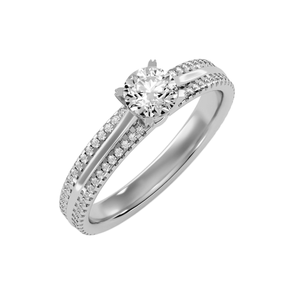 A Cutting-Edge Solitaire Ring