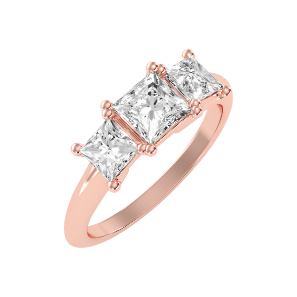 Warm Tri Stone Ring-Color_Rose-Gold