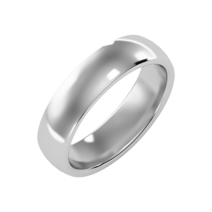 Nuage Wedding Band-Color_White-Gold