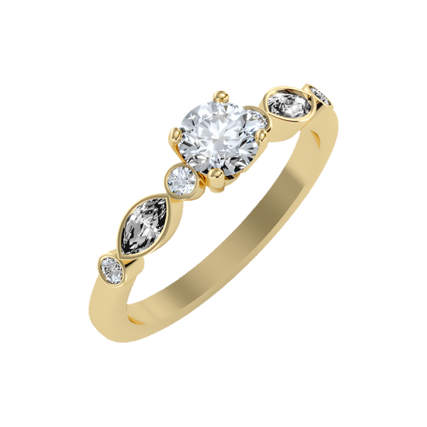 Astonishing Solitaire Ring-Color_Yellow-Gold